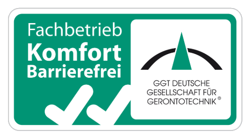 Logo Fachbetrieb barrierefreies Bad – Deutsche Gesellschaft für Gerontotechnik (GGT)